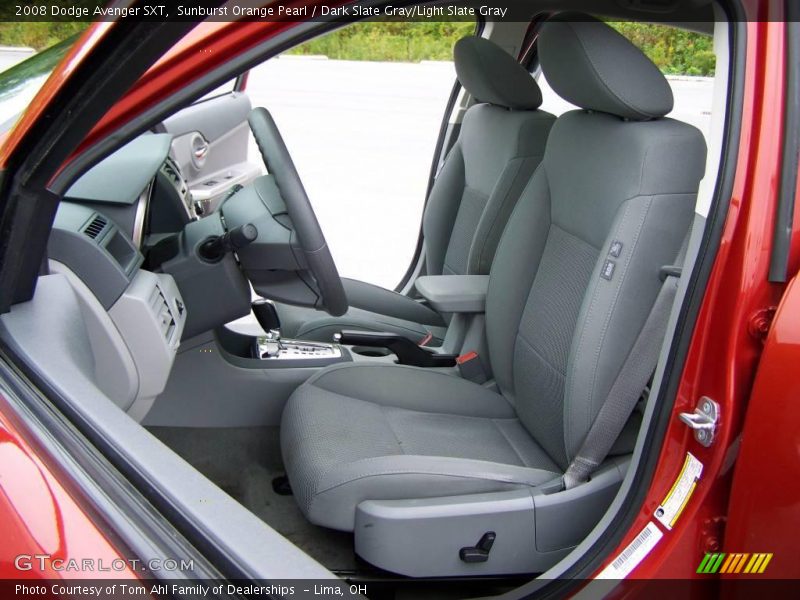 Sunburst Orange Pearl / Dark Slate Gray/Light Slate Gray 2008 Dodge Avenger SXT