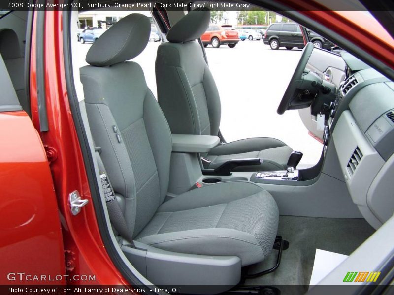 Sunburst Orange Pearl / Dark Slate Gray/Light Slate Gray 2008 Dodge Avenger SXT