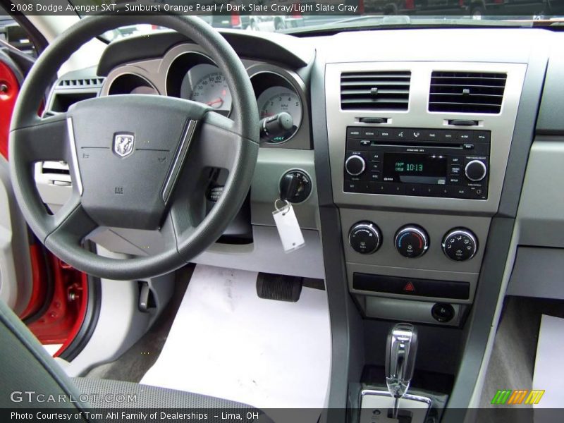Sunburst Orange Pearl / Dark Slate Gray/Light Slate Gray 2008 Dodge Avenger SXT
