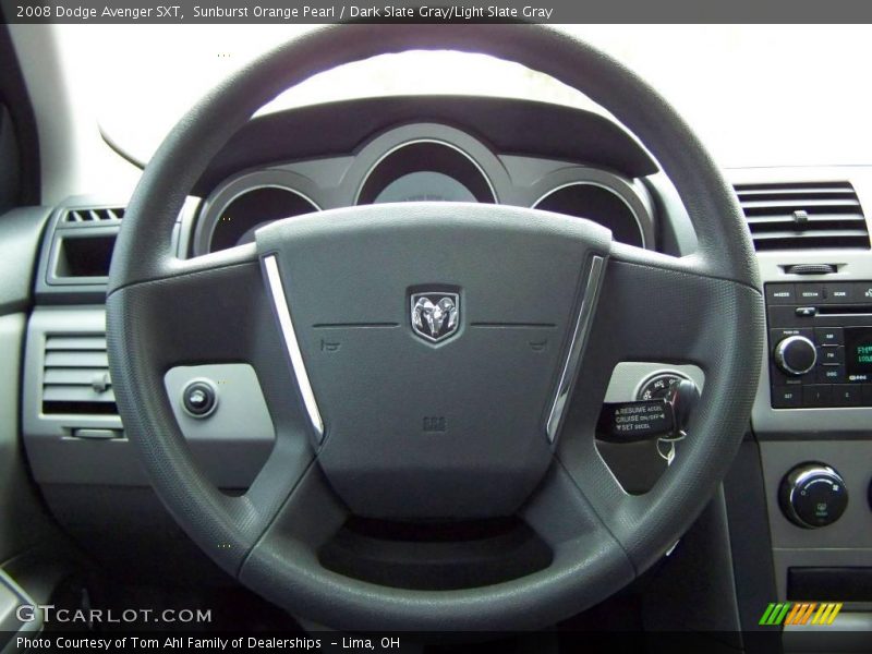 Sunburst Orange Pearl / Dark Slate Gray/Light Slate Gray 2008 Dodge Avenger SXT