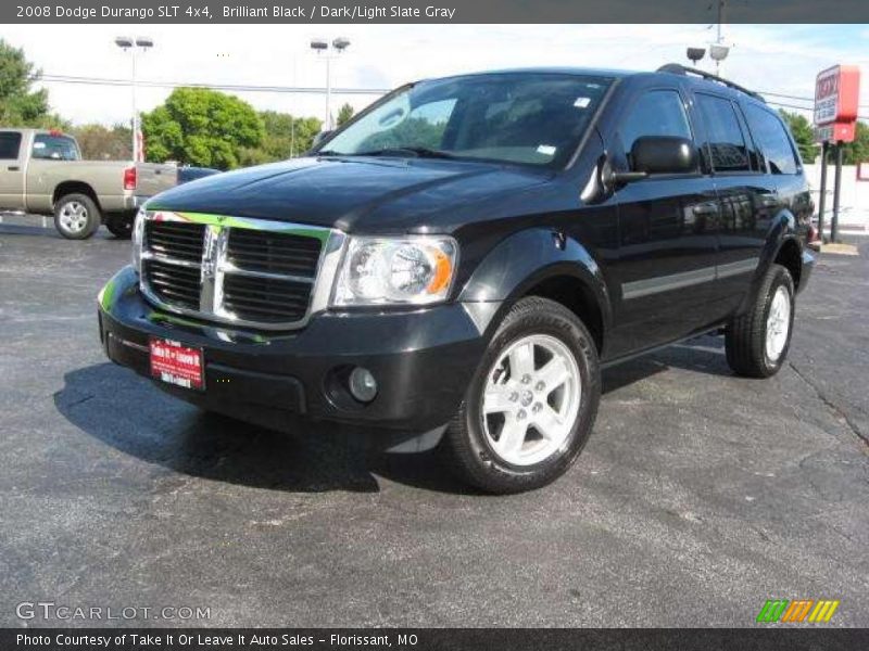 Brilliant Black / Dark/Light Slate Gray 2008 Dodge Durango SLT 4x4