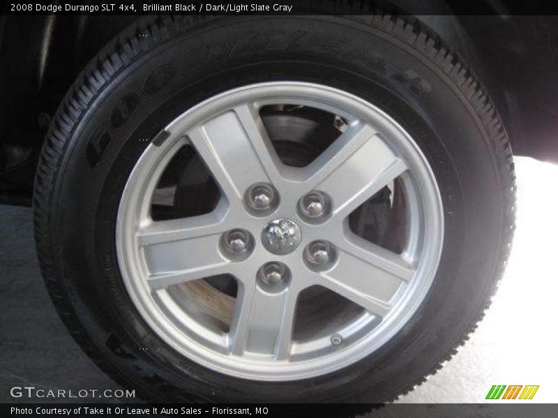 Brilliant Black / Dark/Light Slate Gray 2008 Dodge Durango SLT 4x4