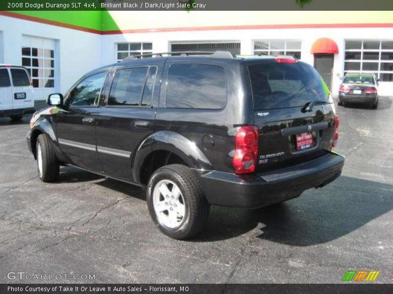 Brilliant Black / Dark/Light Slate Gray 2008 Dodge Durango SLT 4x4