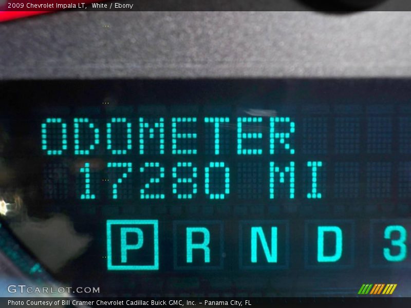 White / Ebony 2009 Chevrolet Impala LT