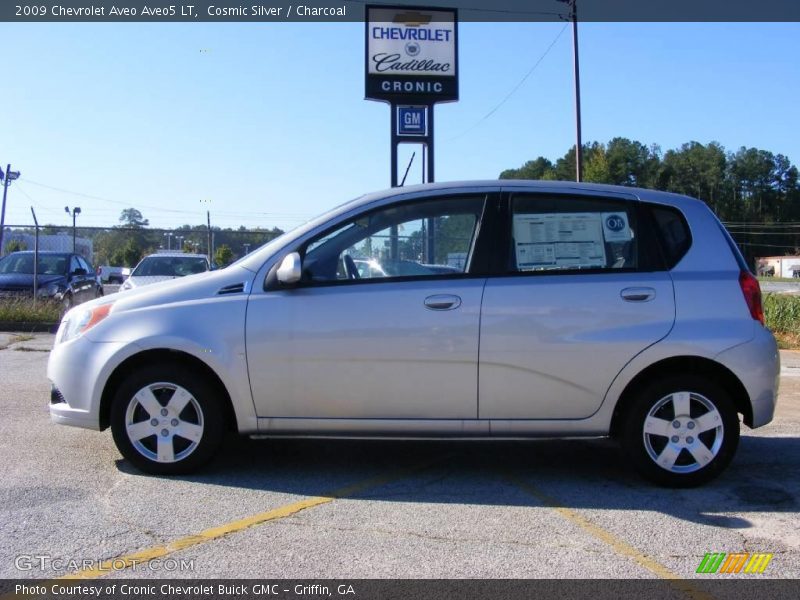 Cosmic Silver / Charcoal 2009 Chevrolet Aveo Aveo5 LT
