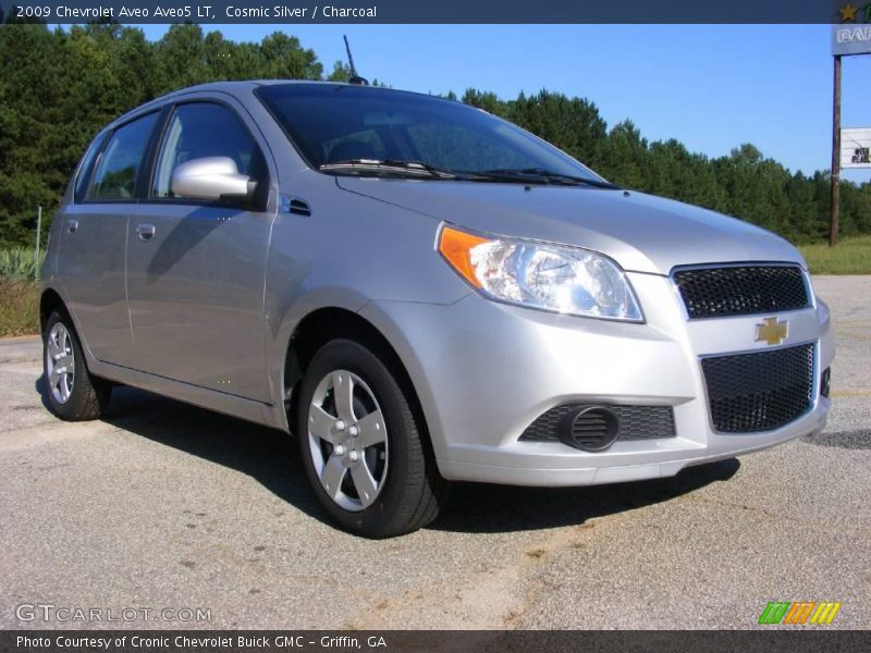 Cosmic Silver / Charcoal 2009 Chevrolet Aveo Aveo5 LT