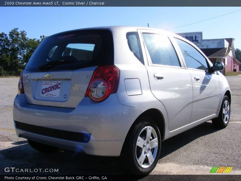 Cosmic Silver / Charcoal 2009 Chevrolet Aveo Aveo5 LT