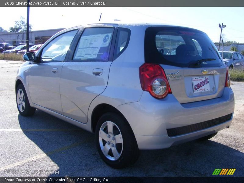 Cosmic Silver / Charcoal 2009 Chevrolet Aveo Aveo5 LT