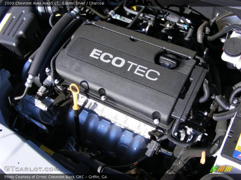 Cosmic Silver / Charcoal 2009 Chevrolet Aveo Aveo5 LT