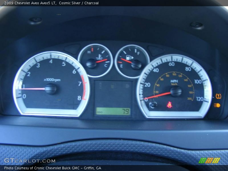 Cosmic Silver / Charcoal 2009 Chevrolet Aveo Aveo5 LT