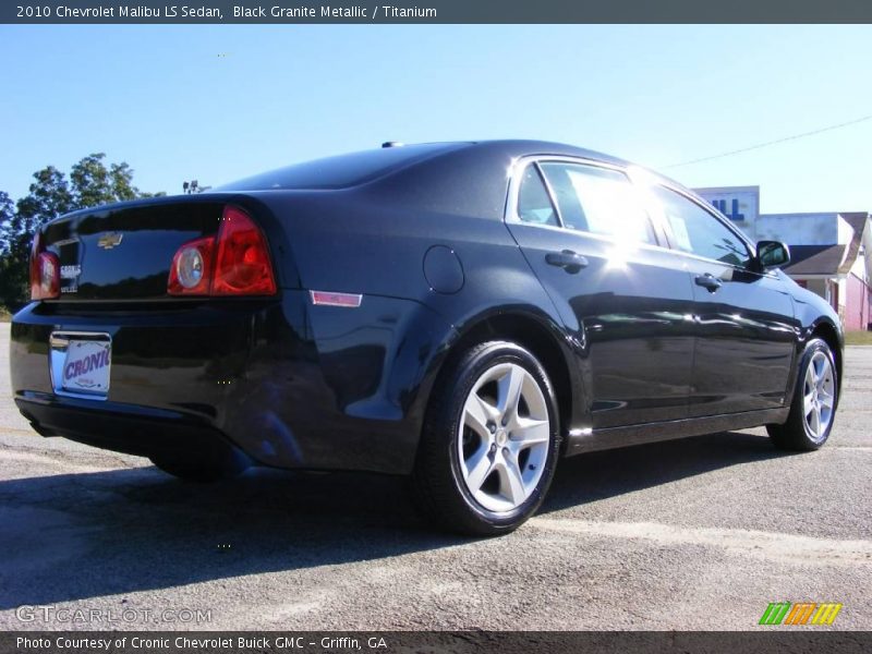 Black Granite Metallic / Titanium 2010 Chevrolet Malibu LS Sedan