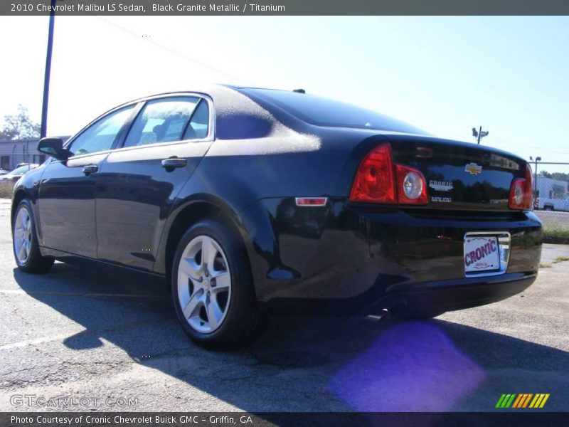 Black Granite Metallic / Titanium 2010 Chevrolet Malibu LS Sedan