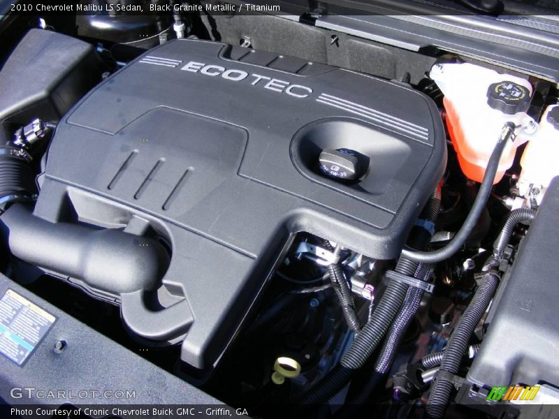 Black Granite Metallic / Titanium 2010 Chevrolet Malibu LS Sedan