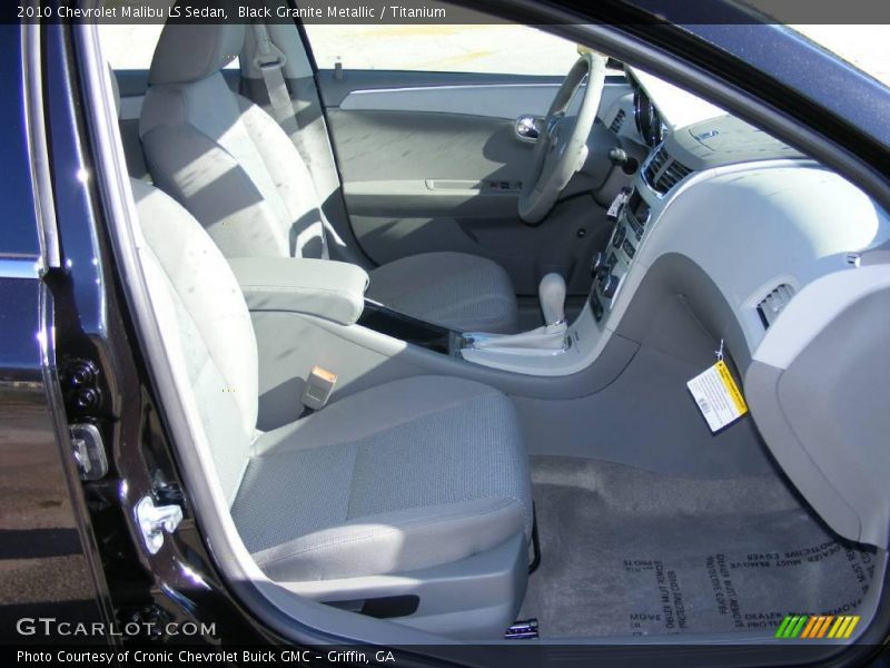 Black Granite Metallic / Titanium 2010 Chevrolet Malibu LS Sedan
