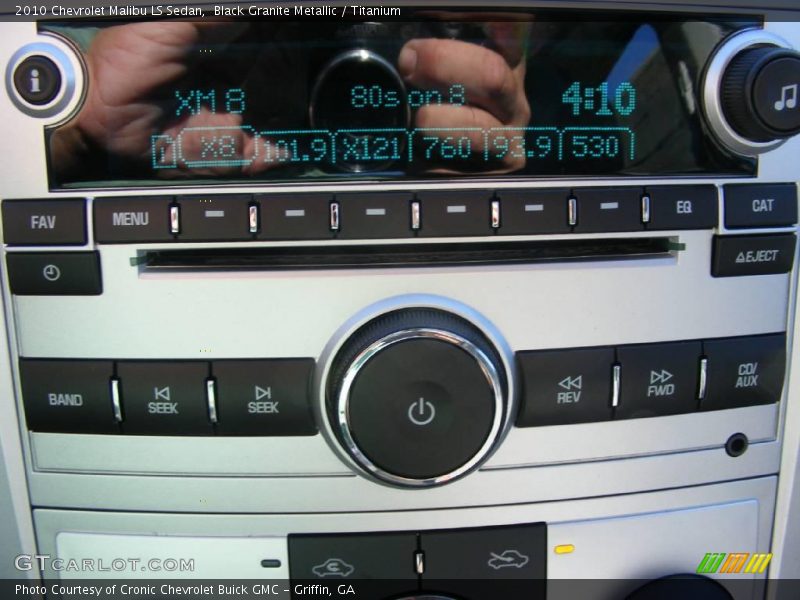 Black Granite Metallic / Titanium 2010 Chevrolet Malibu LS Sedan
