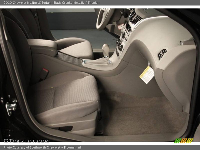 Black Granite Metallic / Titanium 2010 Chevrolet Malibu LS Sedan