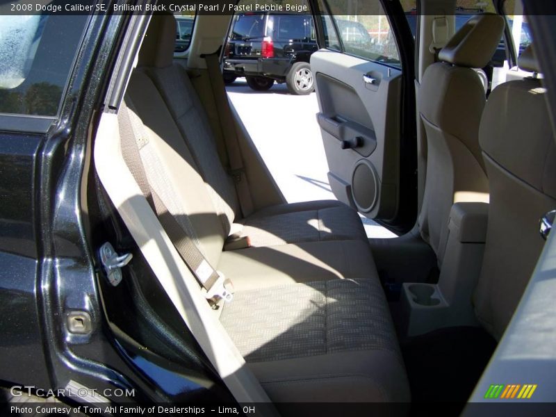 Brilliant Black Crystal Pearl / Pastel Pebble Beige 2008 Dodge Caliber SE