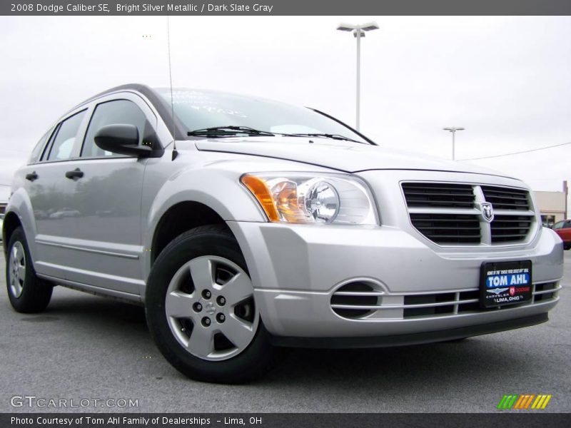 Bright Silver Metallic / Dark Slate Gray 2008 Dodge Caliber SE