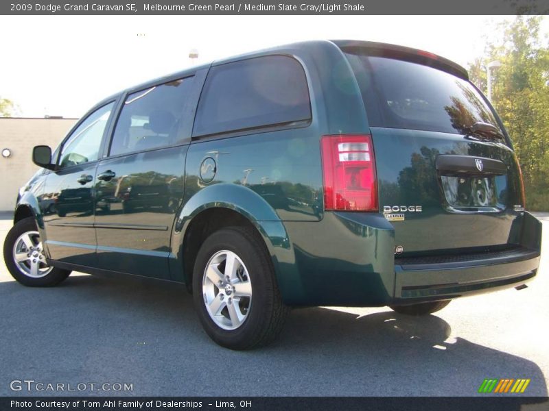 Melbourne Green Pearl / Medium Slate Gray/Light Shale 2009 Dodge Grand Caravan SE