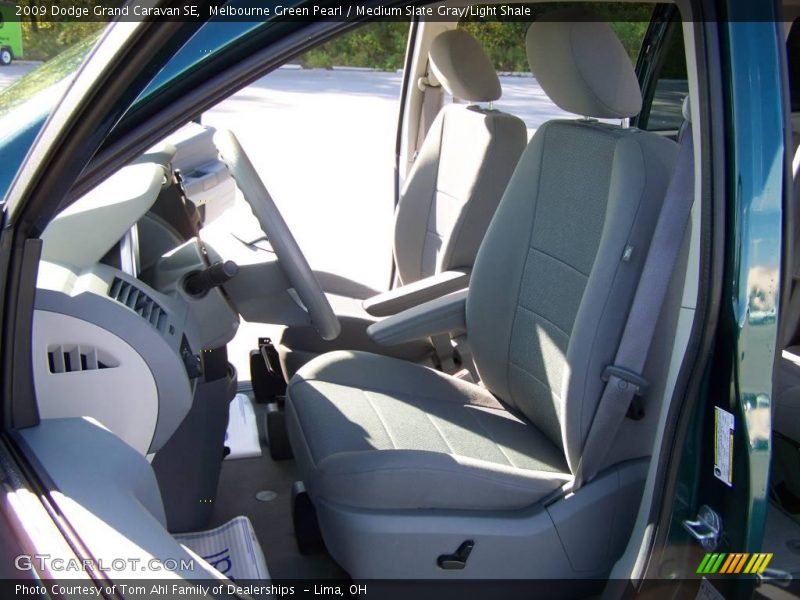 Melbourne Green Pearl / Medium Slate Gray/Light Shale 2009 Dodge Grand Caravan SE