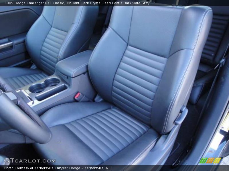 Brilliant Black Crystal Pearl Coat / Dark Slate Gray 2009 Dodge Challenger R/T Classic