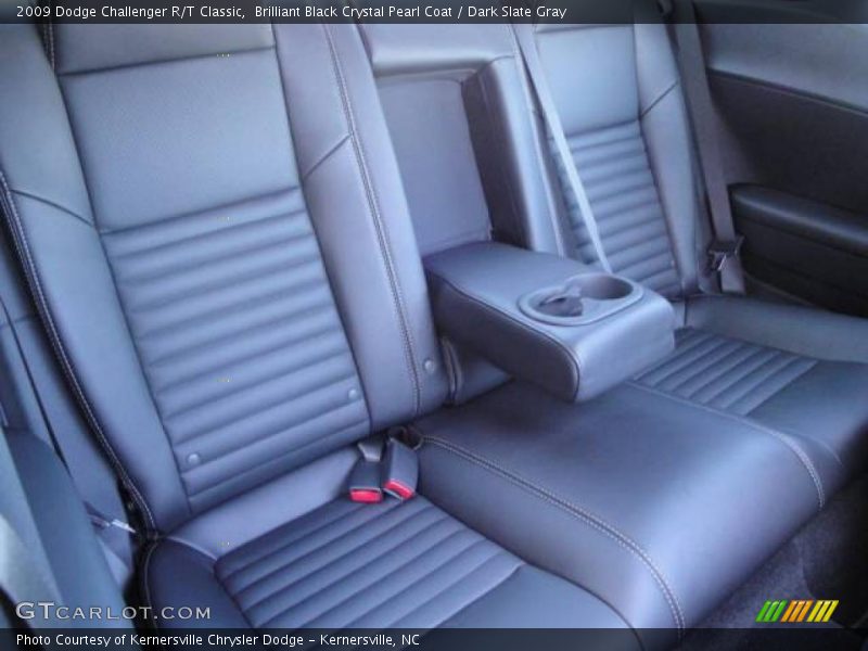 Brilliant Black Crystal Pearl Coat / Dark Slate Gray 2009 Dodge Challenger R/T Classic