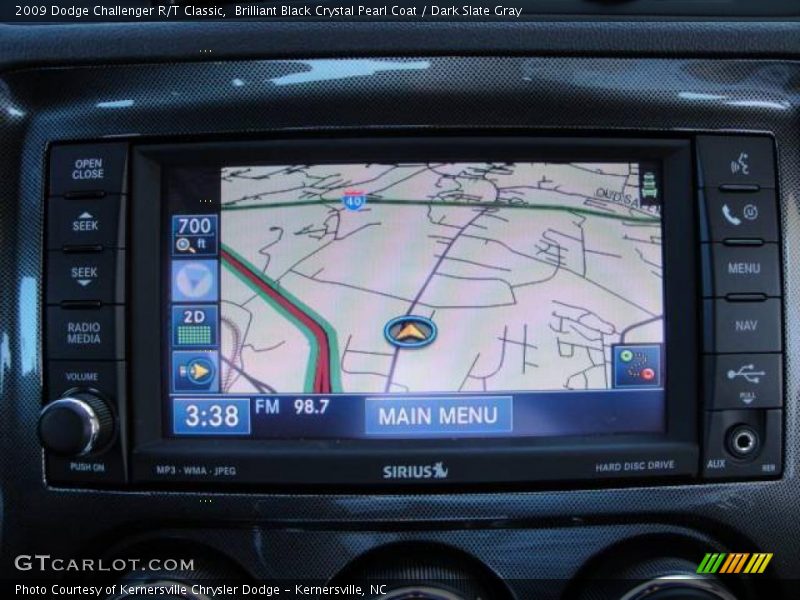 Brilliant Black Crystal Pearl Coat / Dark Slate Gray 2009 Dodge Challenger R/T Classic
