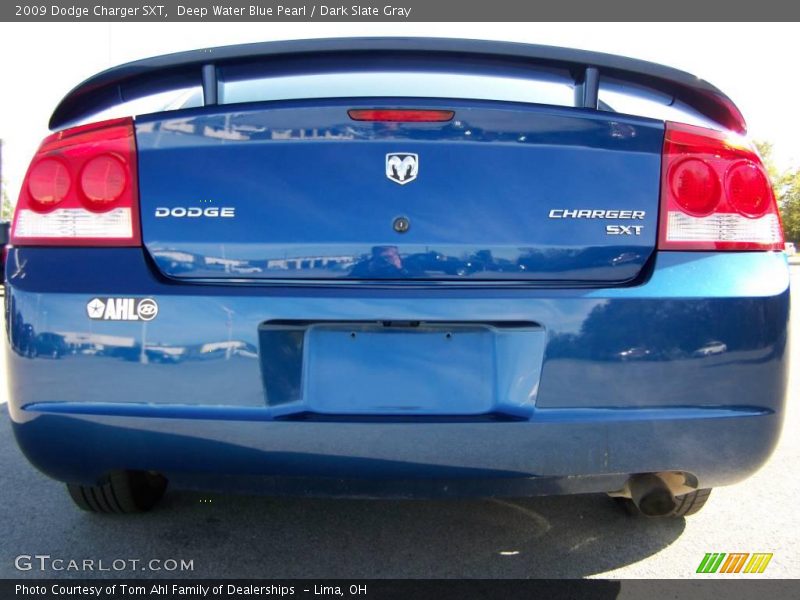 Deep Water Blue Pearl / Dark Slate Gray 2009 Dodge Charger SXT