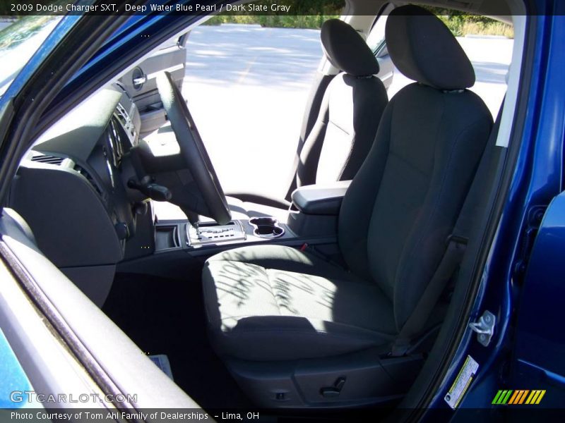 Deep Water Blue Pearl / Dark Slate Gray 2009 Dodge Charger SXT