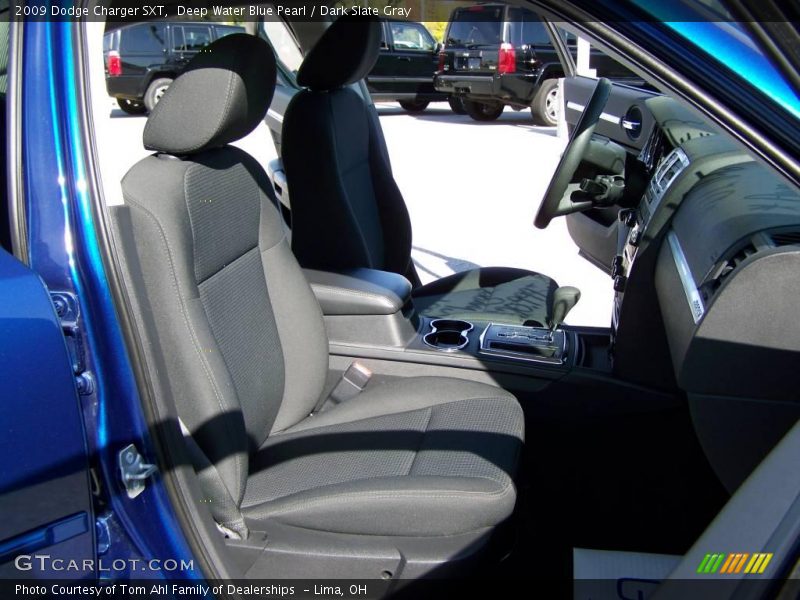 Deep Water Blue Pearl / Dark Slate Gray 2009 Dodge Charger SXT