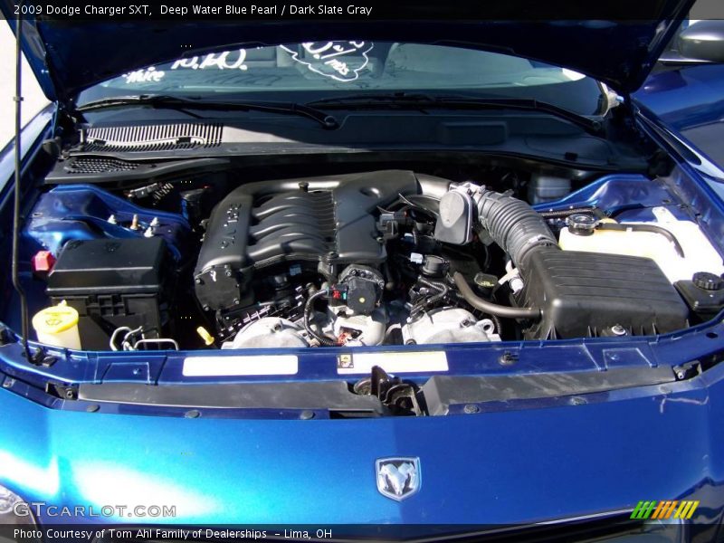 Deep Water Blue Pearl / Dark Slate Gray 2009 Dodge Charger SXT