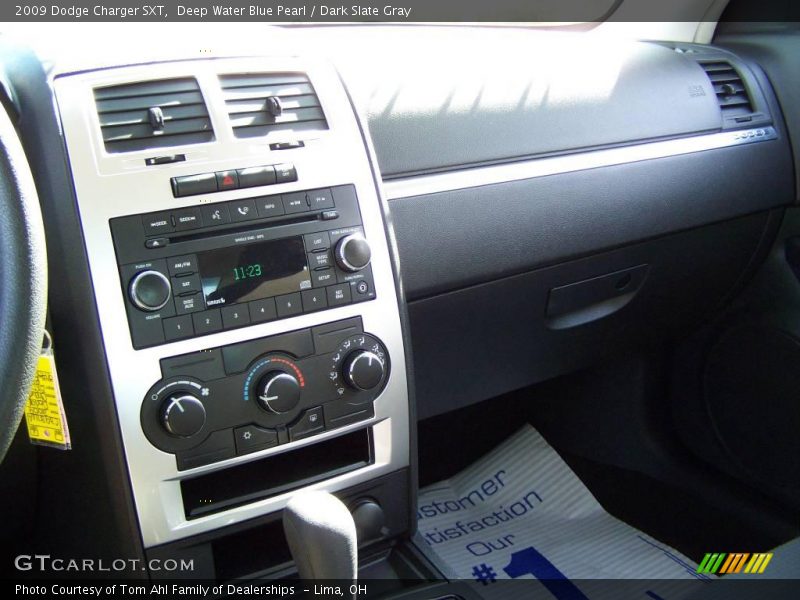 Deep Water Blue Pearl / Dark Slate Gray 2009 Dodge Charger SXT