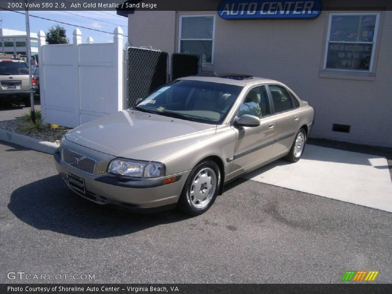 Ash Gold Metallic / Sand Beige 2002 Volvo S80 2.9