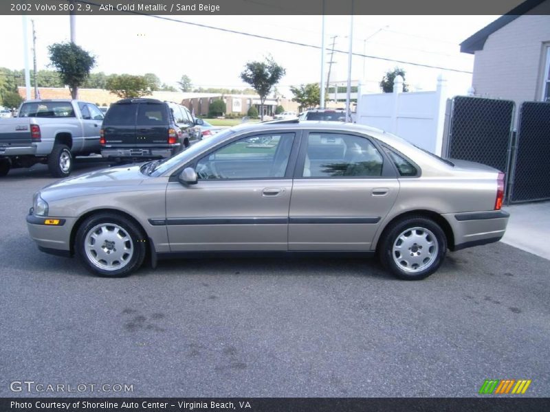 Ash Gold Metallic / Sand Beige 2002 Volvo S80 2.9