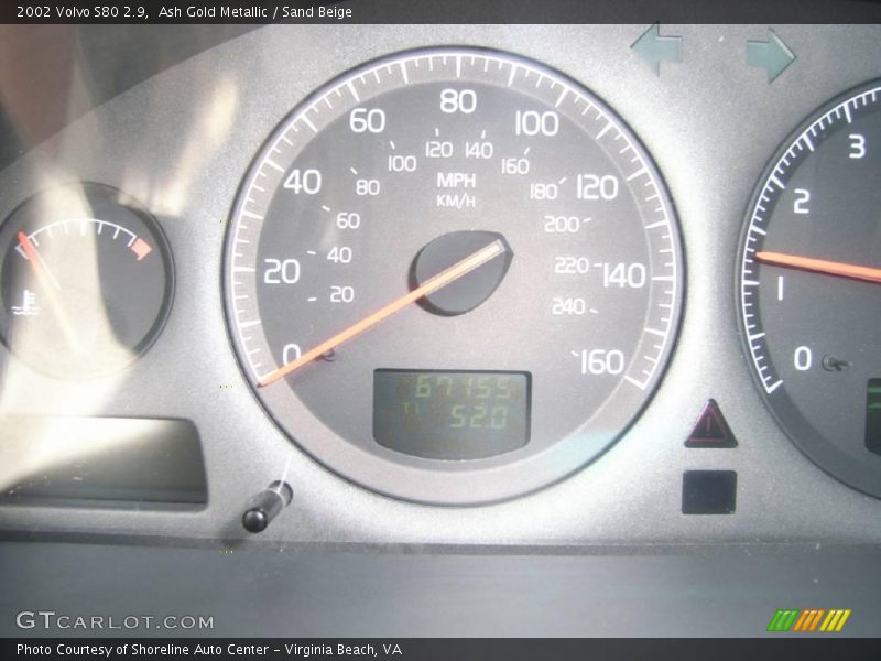 Ash Gold Metallic / Sand Beige 2002 Volvo S80 2.9