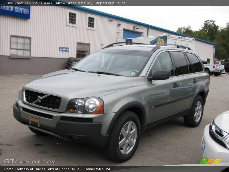 Willow Green Metallic / Taupe/Light Taupe 2006 Volvo XC90 2.5T AWD