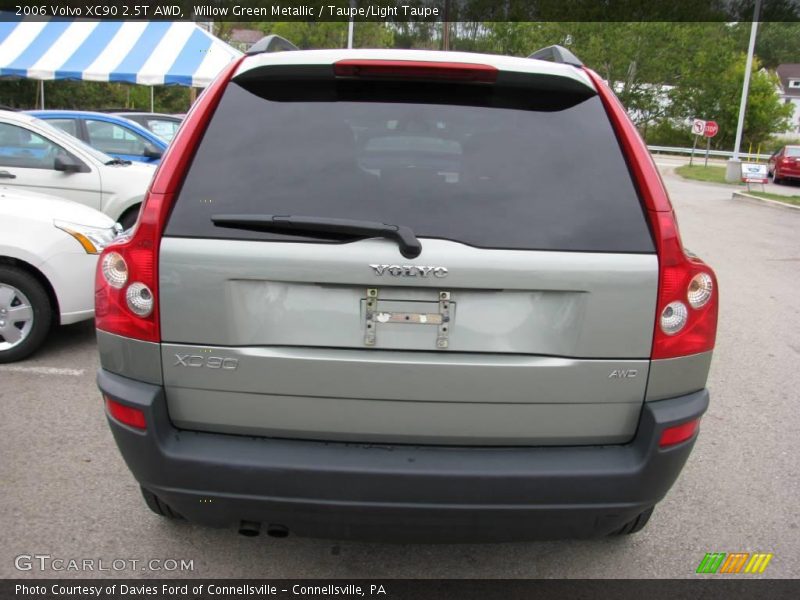 Willow Green Metallic / Taupe/Light Taupe 2006 Volvo XC90 2.5T AWD