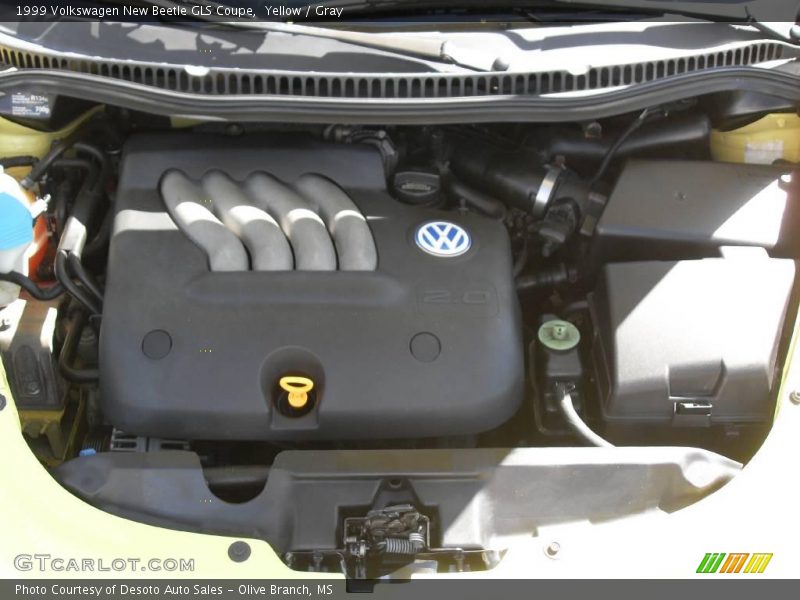 Yellow / Gray 1999 Volkswagen New Beetle GLS Coupe