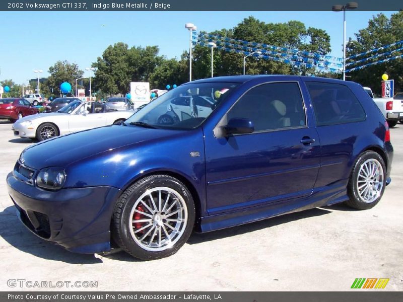 Indigo Blue Metallic / Beige 2002 Volkswagen GTI 337