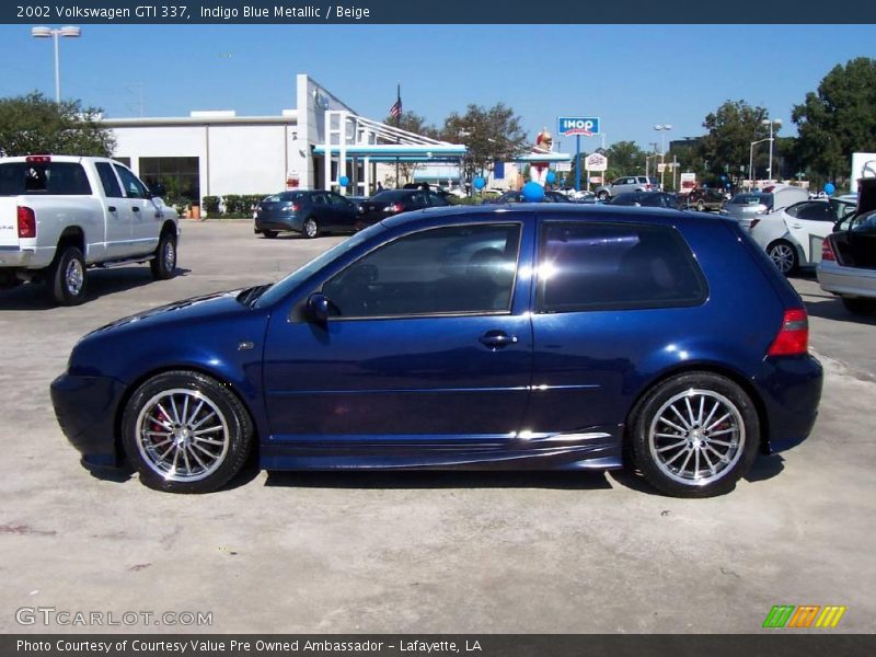 Indigo Blue Metallic / Beige 2002 Volkswagen GTI 337