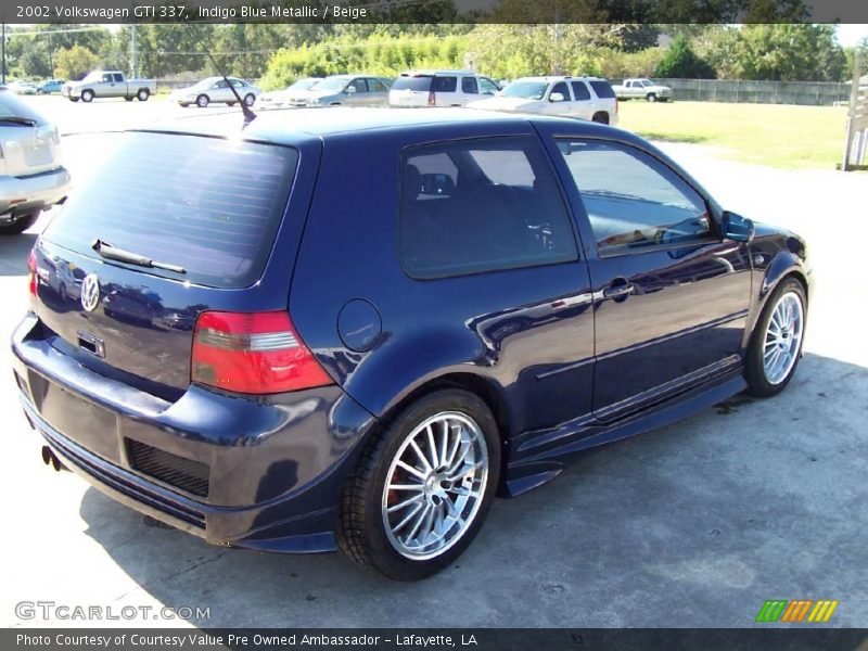 Indigo Blue Metallic / Beige 2002 Volkswagen GTI 337