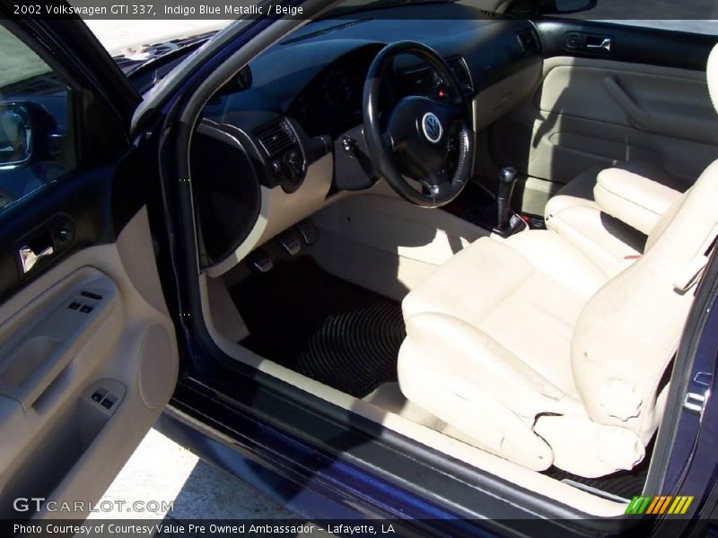 Indigo Blue Metallic / Beige 2002 Volkswagen GTI 337