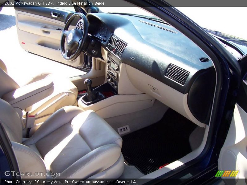 Indigo Blue Metallic / Beige 2002 Volkswagen GTI 337