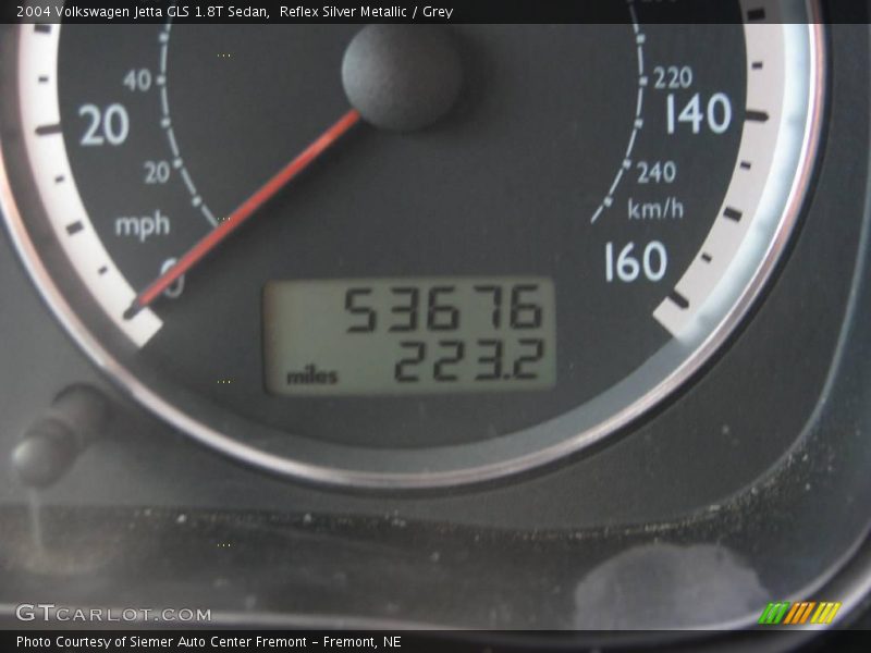 Reflex Silver Metallic / Grey 2004 Volkswagen Jetta GLS 1.8T Sedan