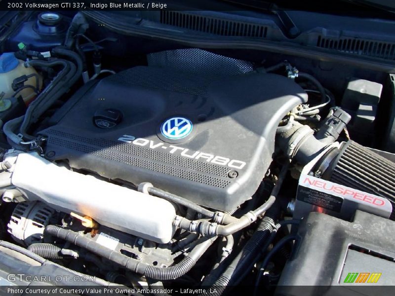 Indigo Blue Metallic / Beige 2002 Volkswagen GTI 337