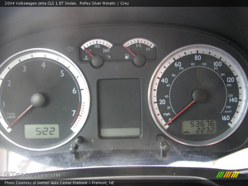 Reflex Silver Metallic / Grey 2004 Volkswagen Jetta GLS 1.8T Sedan