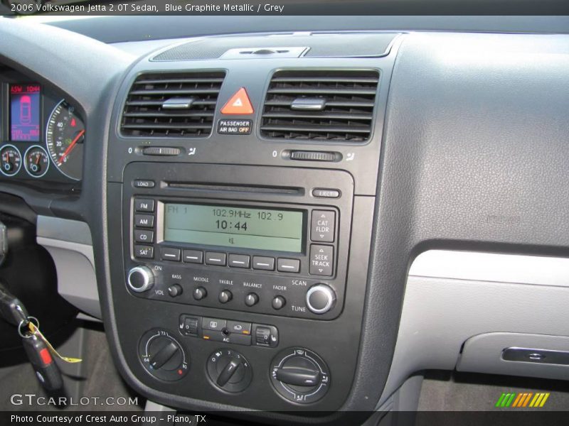 Blue Graphite Metallic / Grey 2006 Volkswagen Jetta 2.0T Sedan