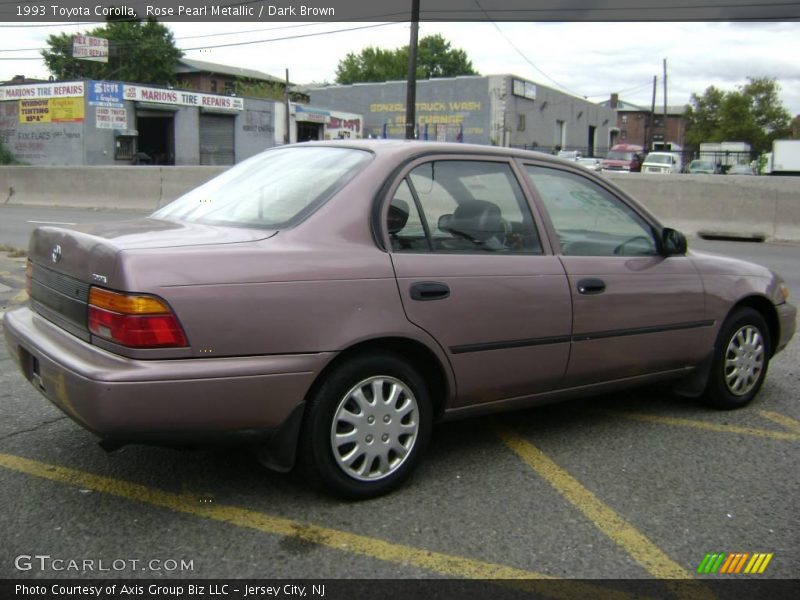 Rose Pearl Metallic / Dark Brown 1993 Toyota Corolla