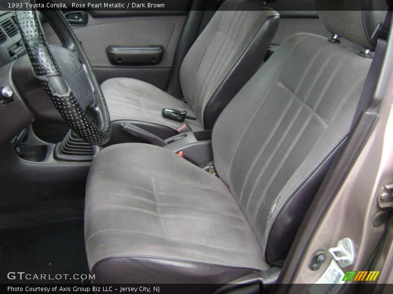 Rose Pearl Metallic / Dark Brown 1993 Toyota Corolla
