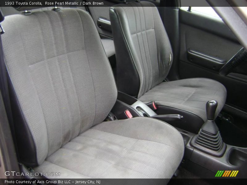Rose Pearl Metallic / Dark Brown 1993 Toyota Corolla